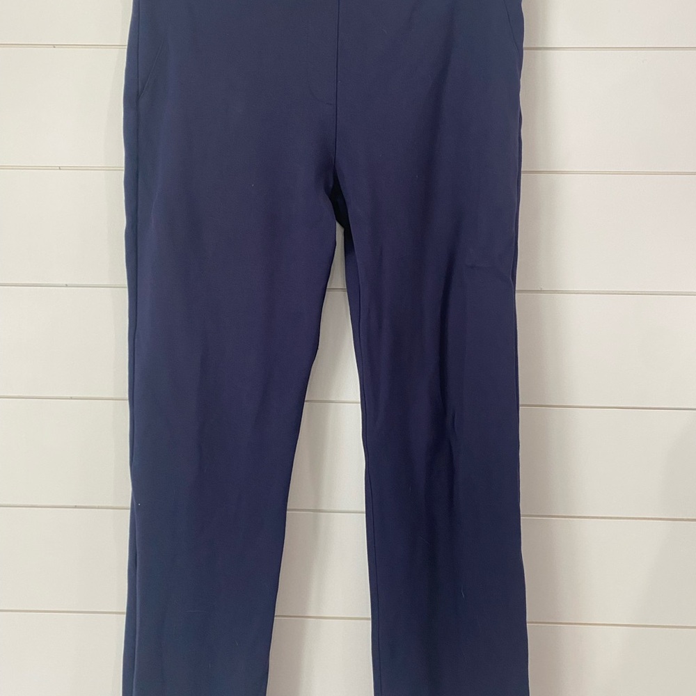 Betabrand Women’s Deep Blue Dress Pants
